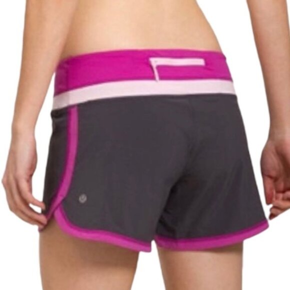 Lululemon groovy run short pink and gray size 6 - Picture 1 of 7